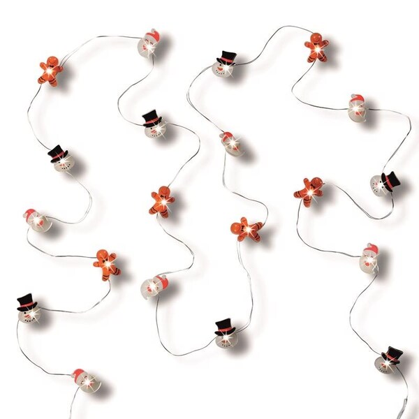 Celebrations Celebrations LED Micro Dot/Fairy Clear/Warm White 20 ct Novelty Christmas Lights 6.2 ft. 9922044 - main